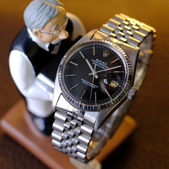 Rolex Datejust Factory Black Dial 36mm Watch - Picture 4 of 6